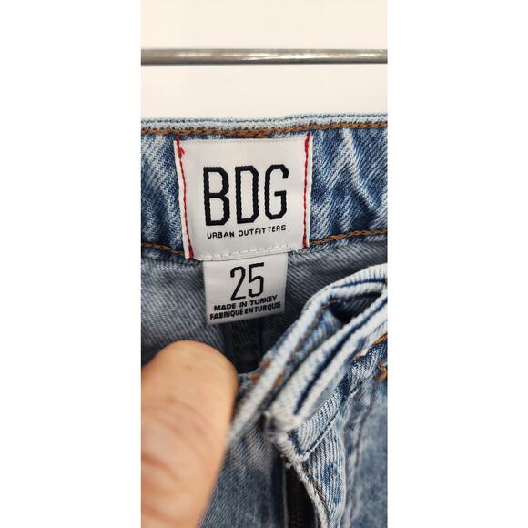 BDG Urban Outfitters Destroyed Flare‎ Crop Jeans Size 25 - Picture 8 of 8